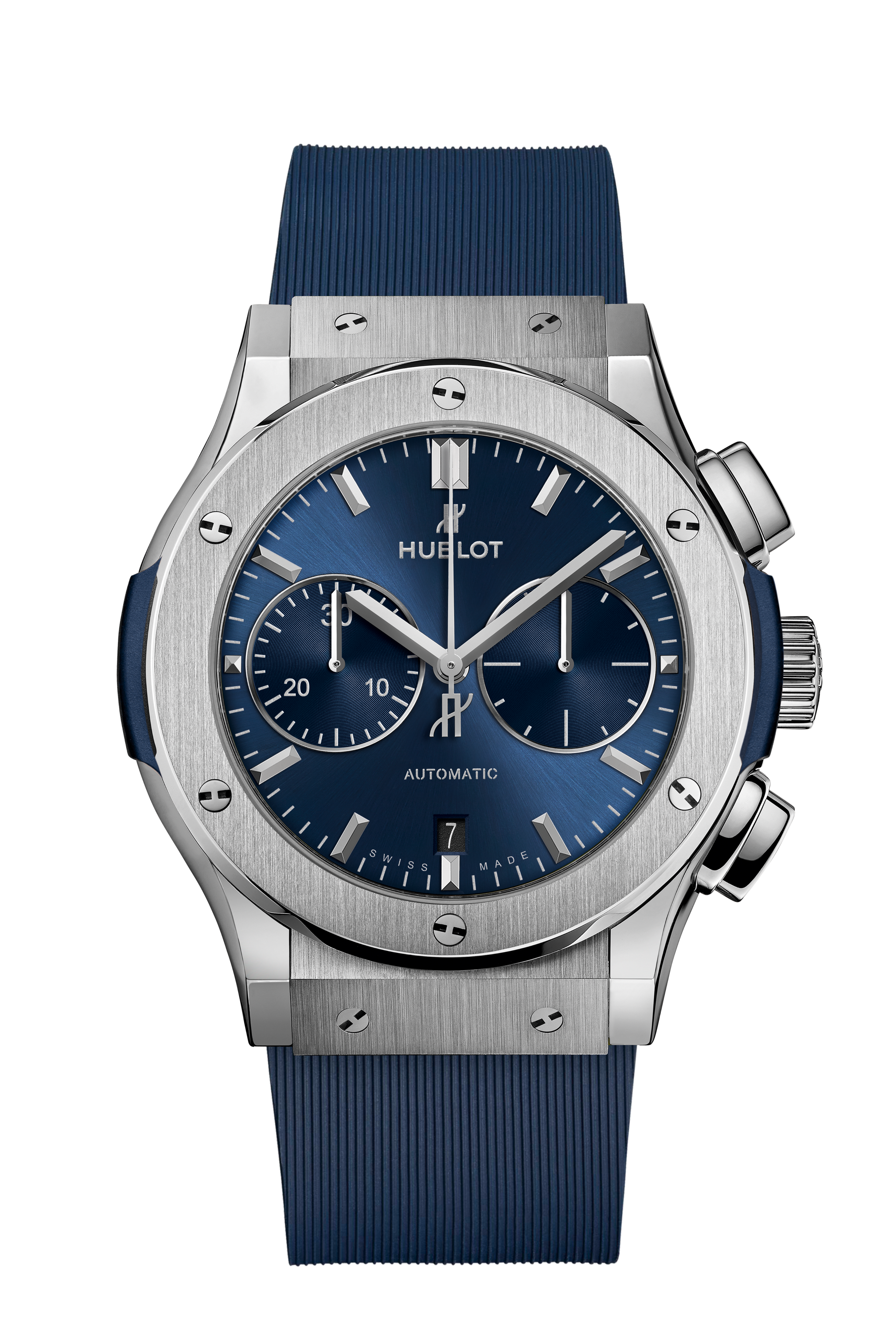 Classic Fusion Chronograph Titanium Blue 45 mm
