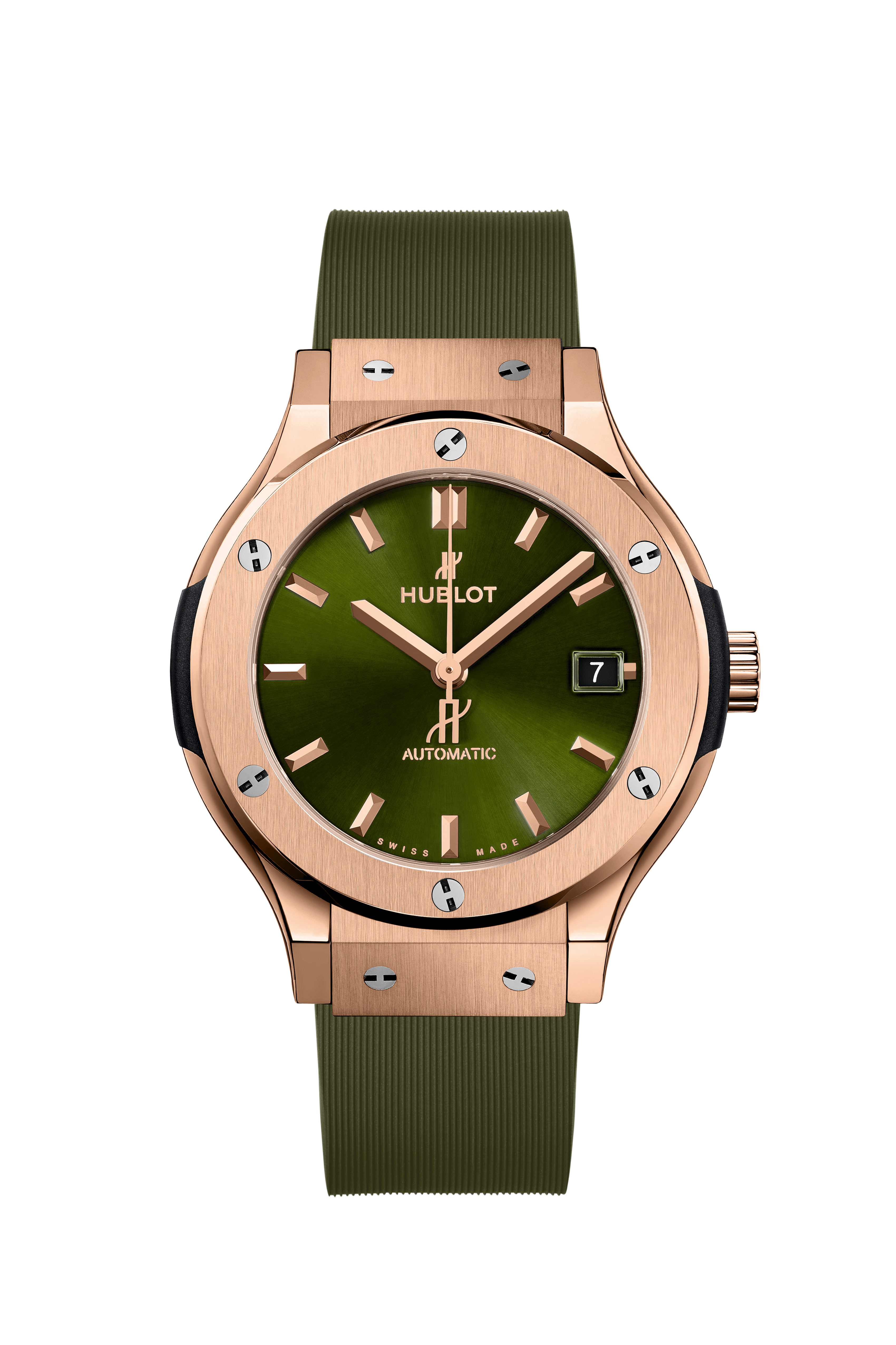 Hublot Watch Classic Fusion King Gold Green 38 mm