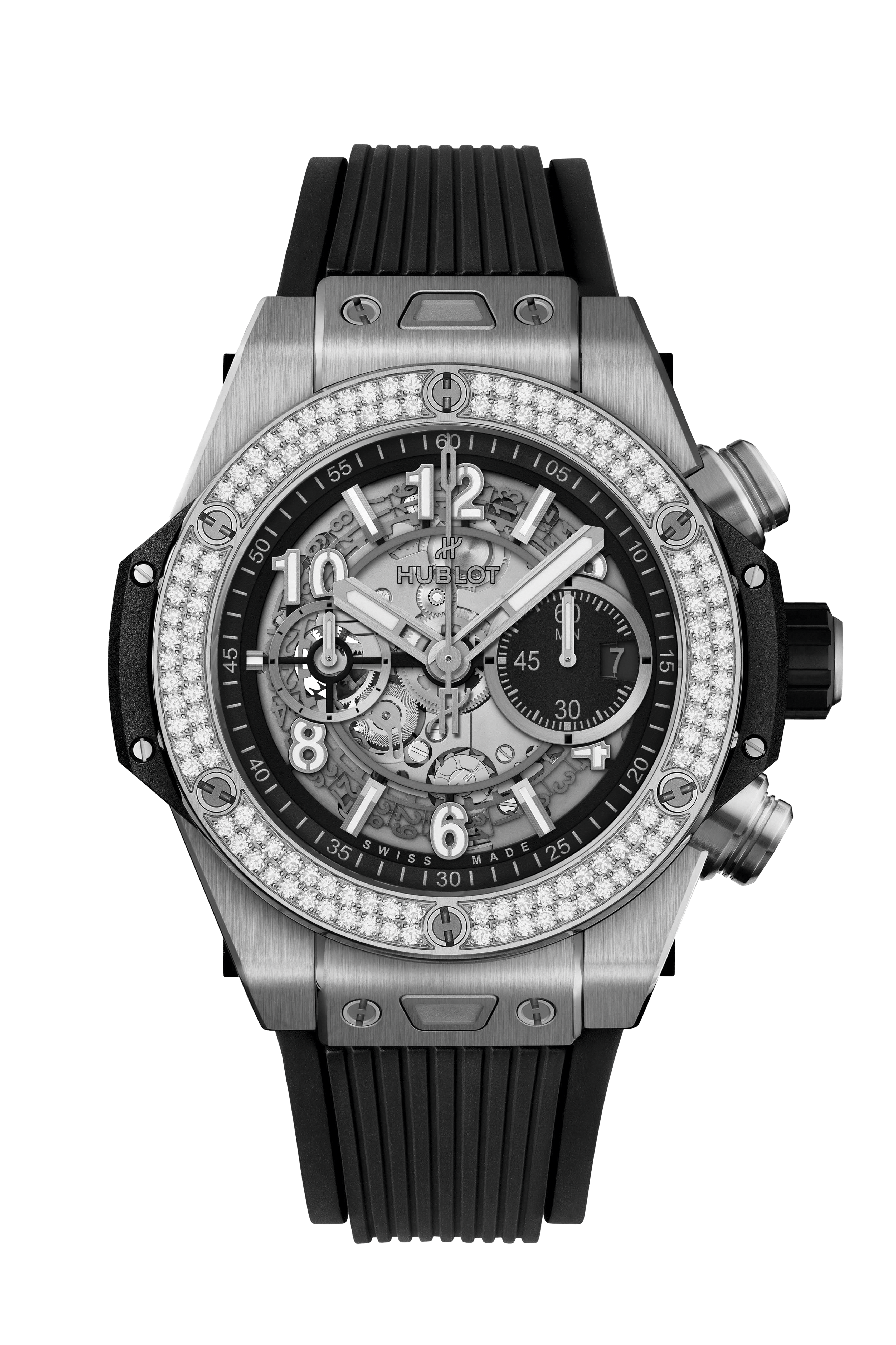 Big Bang Unico Titanium Diamonds 44 mm