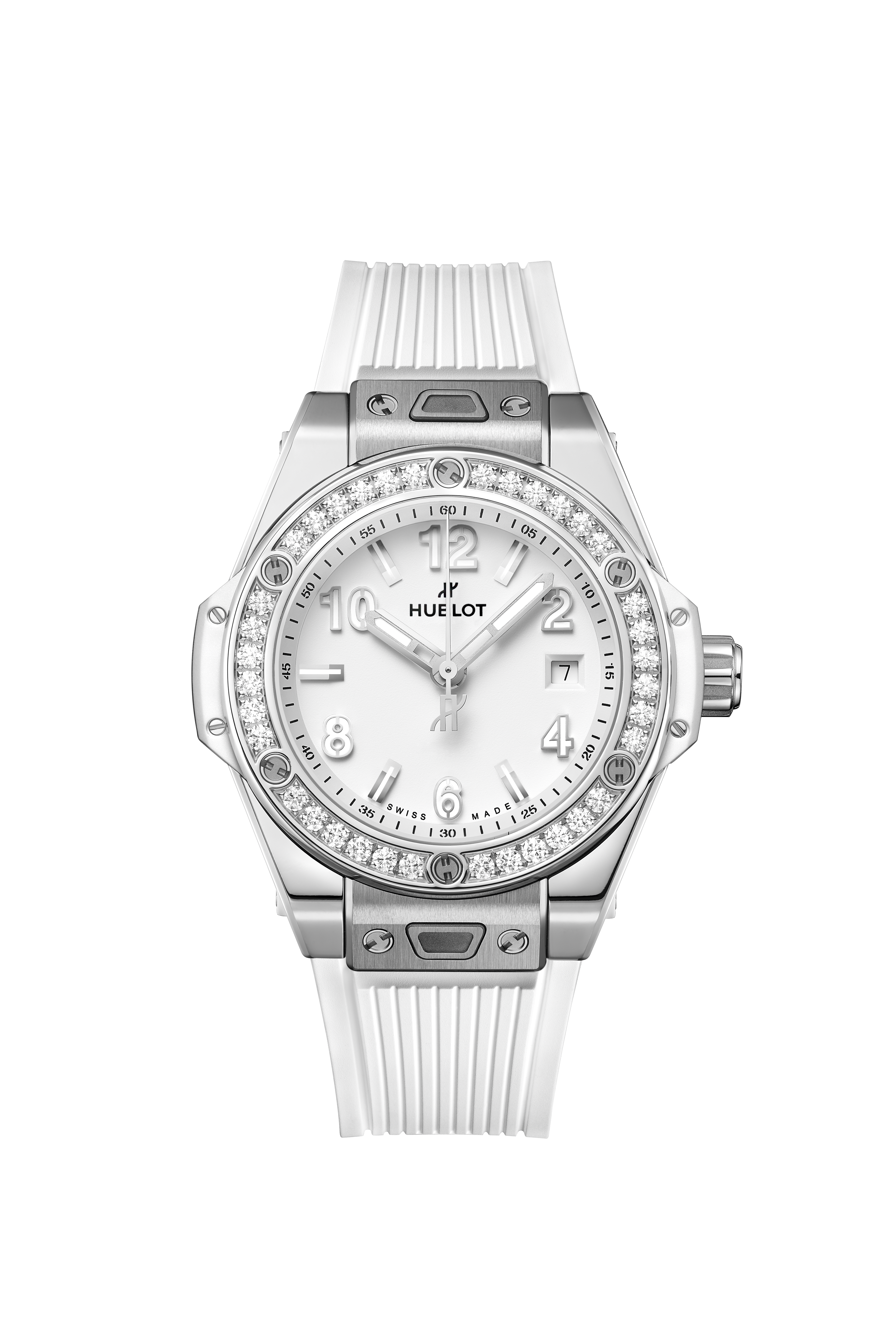 Big Bang One Click Steel White Diamonds 33 mm