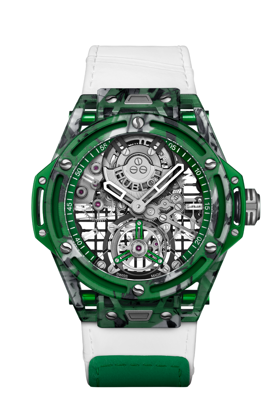 Big Bang Tourbillon Novak Djokovic Goat Edition Green 44 mm | Hublot