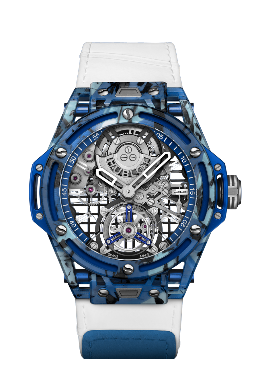 Big Bang Tourbillon Novak Djokovic Goat Edition Blue 44 mm | Hublot