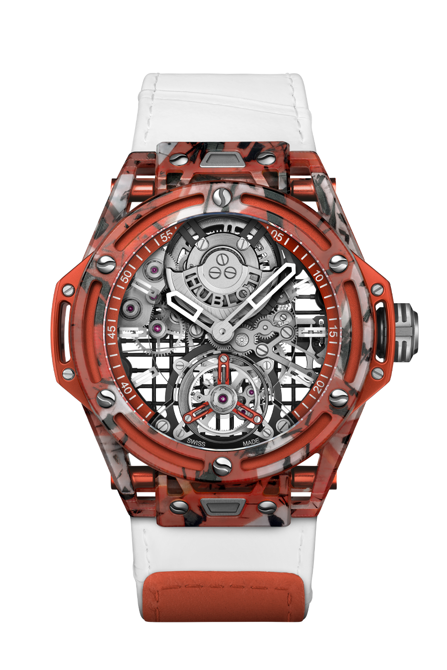 Big Bang Tourbillon Novak Djokovic Goat Edition Orange 44 mm | Hublot