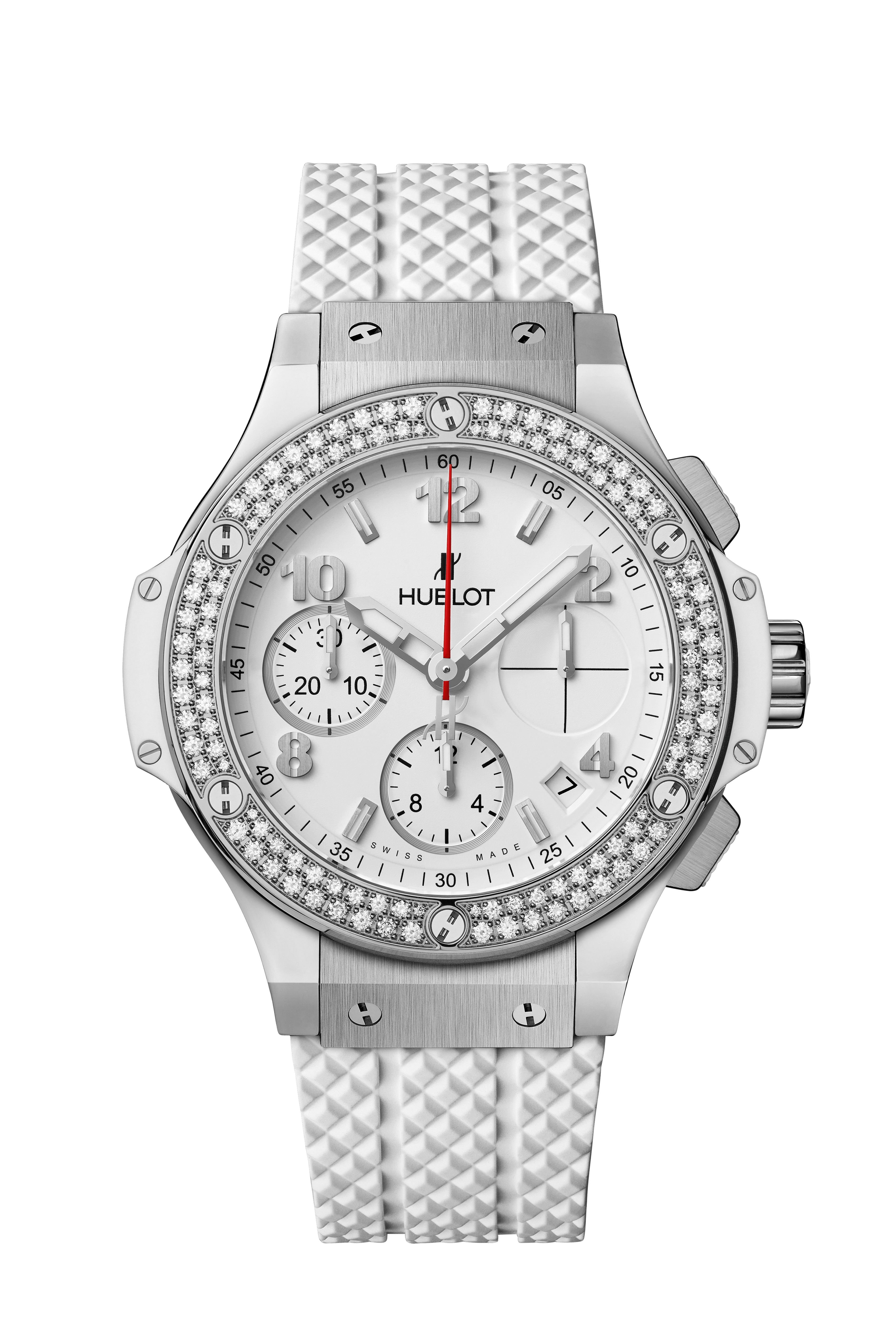 Big Bang Steel White Diamonds 41 mm