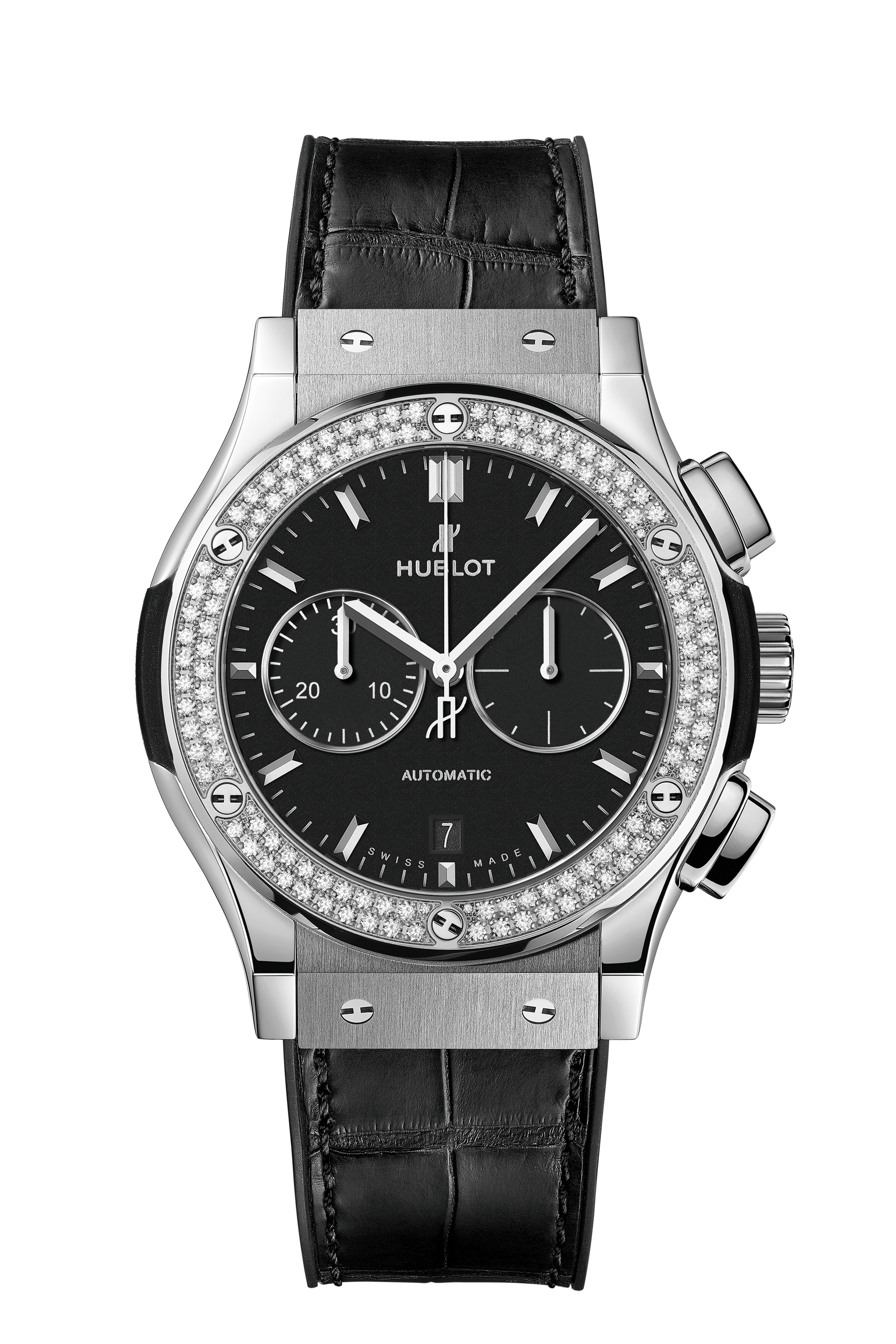 Classic Fusion Chronograph Titanium Diamonds 42 mm