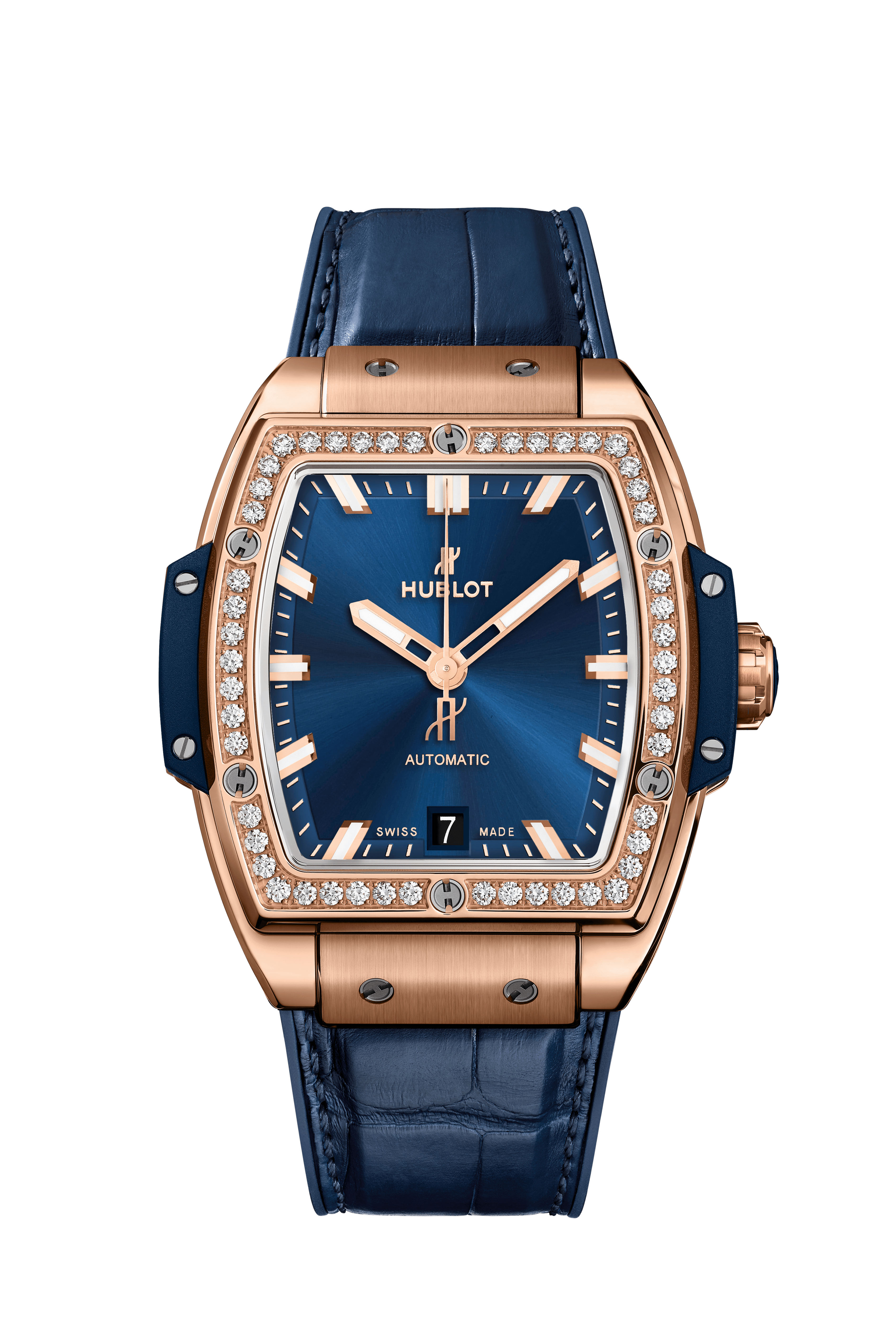 hublot blue king gold