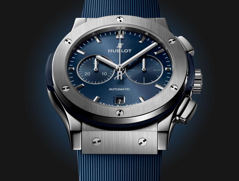 Classic Fusion Chronograph Titanium Blue 42 mm | Hublot
