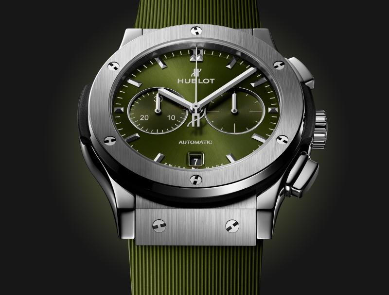 classic Fusion Chronograph Titanium Green 42 mm