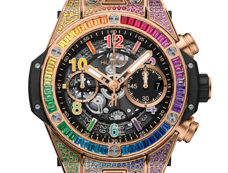 hublot watch rainbow