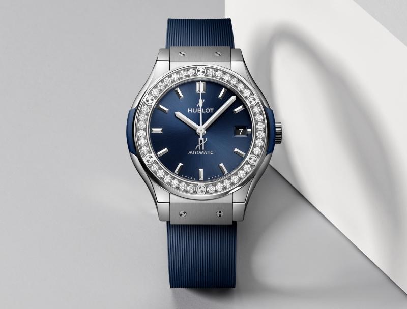 Classic Fusion Titanium Blue Diamonds 38 mm | Hublot