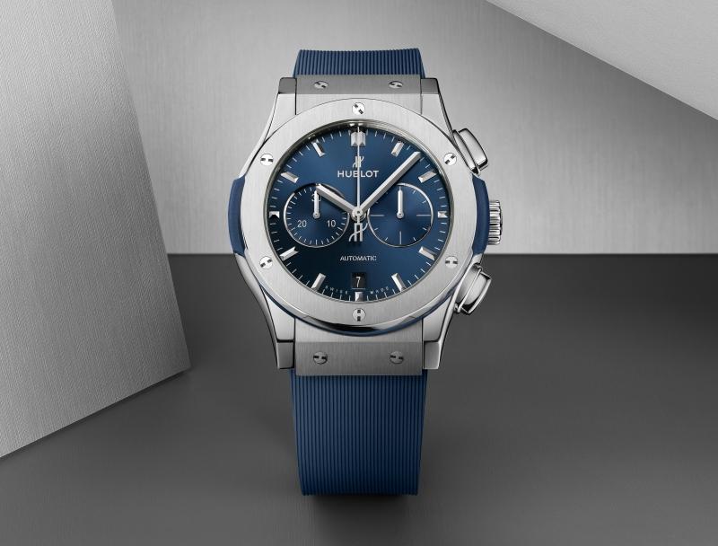 Classic Fusion Chronograph Titanium Blue 42 mm | Hublot
