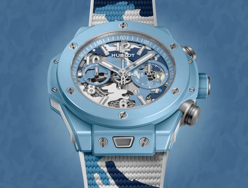 Big Bang Unico Sky Blue Camo 44 mm | Hublot
