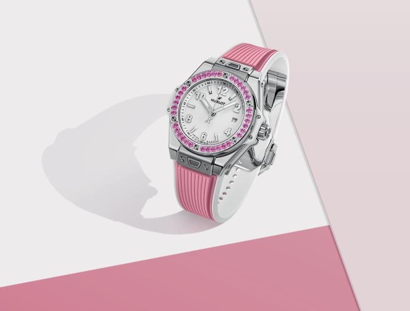 Big Bang One Click Joyful Steel Pink 33 mm | Hublot