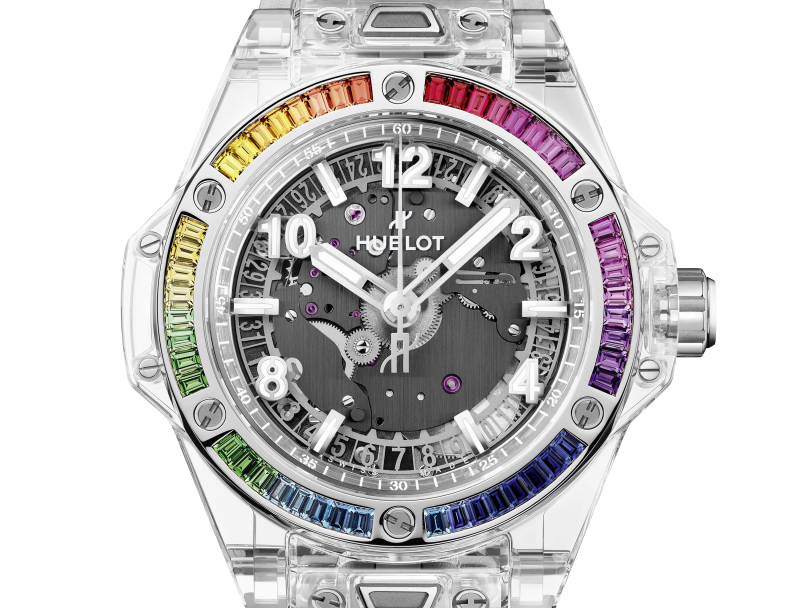 Big Bang One Click Sapphire Rainbow 39 mm | Hublot