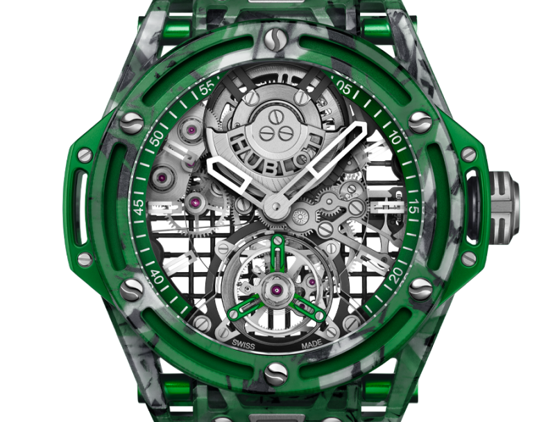 Big Bang Tourbillon Novak Djokovic Goat Edition Green 44 mm | Hublot