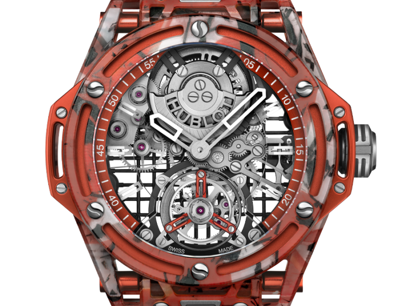 Big Bang Tourbillon Novak Djokovic Goat Edition Orange 44 mm | Hublot