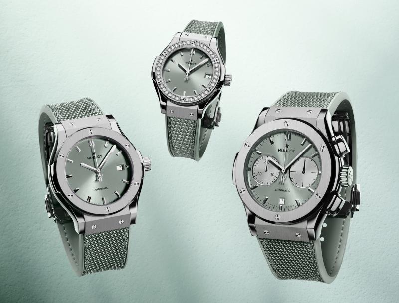 Classic Fusion Chronograph Titanium Sage Green 45