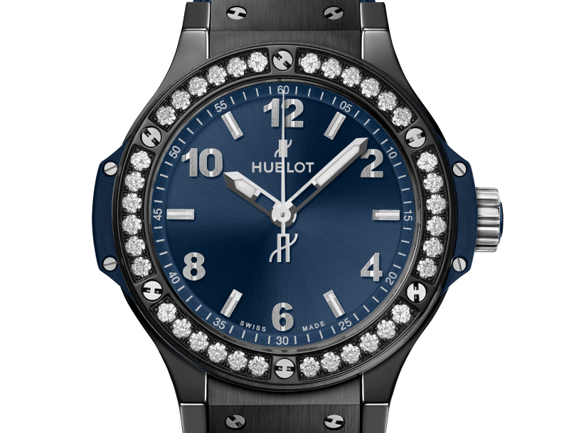 Big Bang Ceramic Blue Diamonds 38 mm 