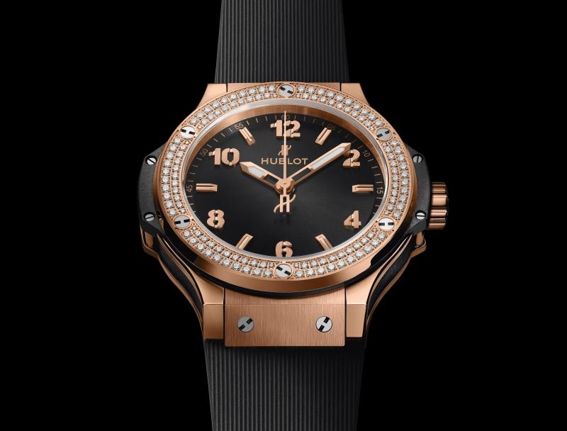 Big Bang Gold Diamonds 38 mm, bottom view