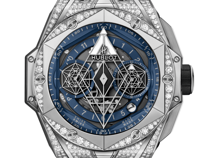 Big Bang Sang Bleu II Titanium Blue Pavé 45 mm Big Bang Sang Bleu II Titanium Blue Pavé 45 mm