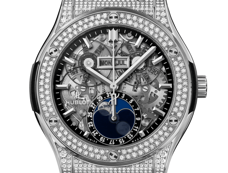 classic fusion aerofusion moonphase titanium