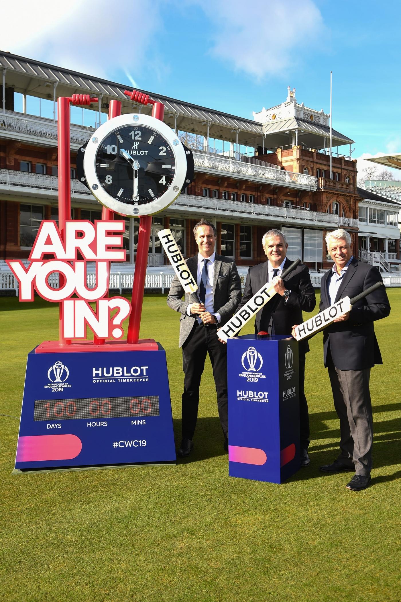 HUBLOT LAUNCHES THE COUNTDOWN TO THE ICC CRICKET WORLD CUP 2019