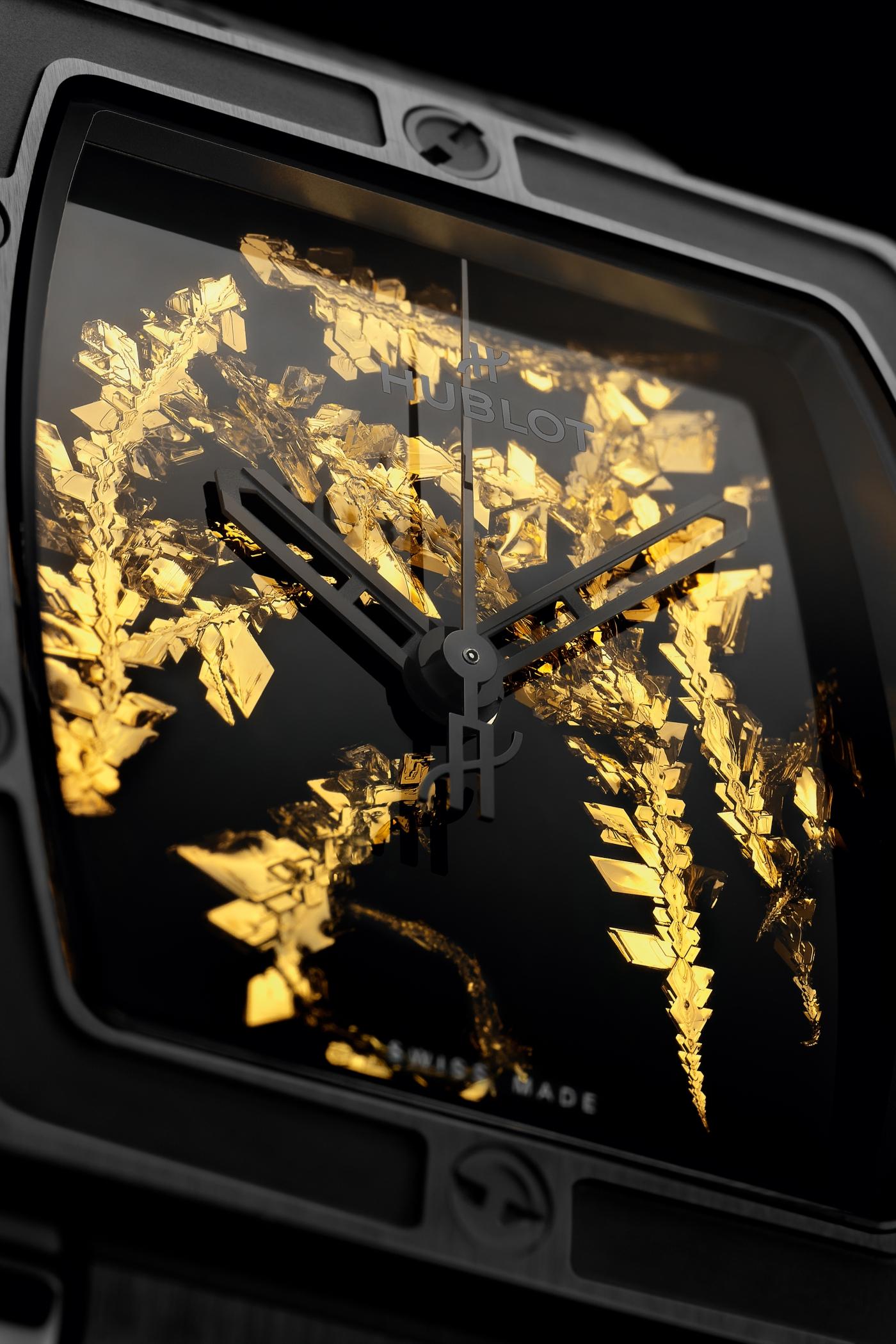 Hublot gold crystal on sale