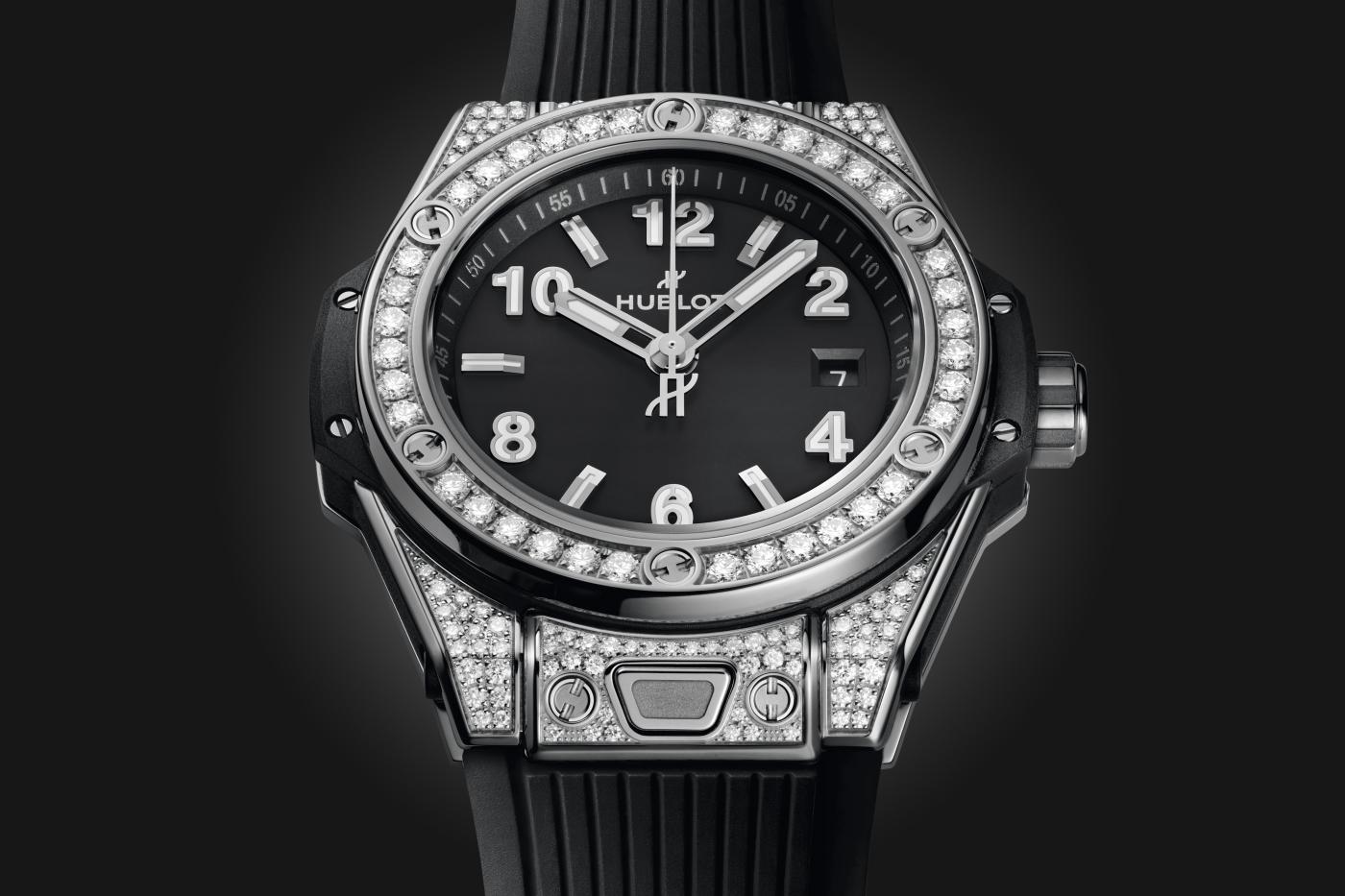 Big Bang One Click Steel Pavé 33 mm | Hublot
