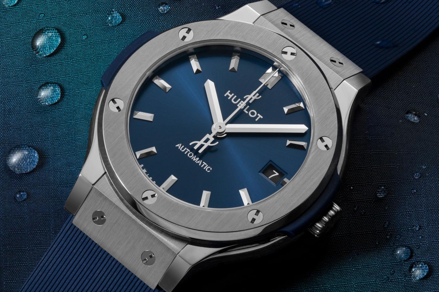 Classic Fusion Titanium Blue 38 mm