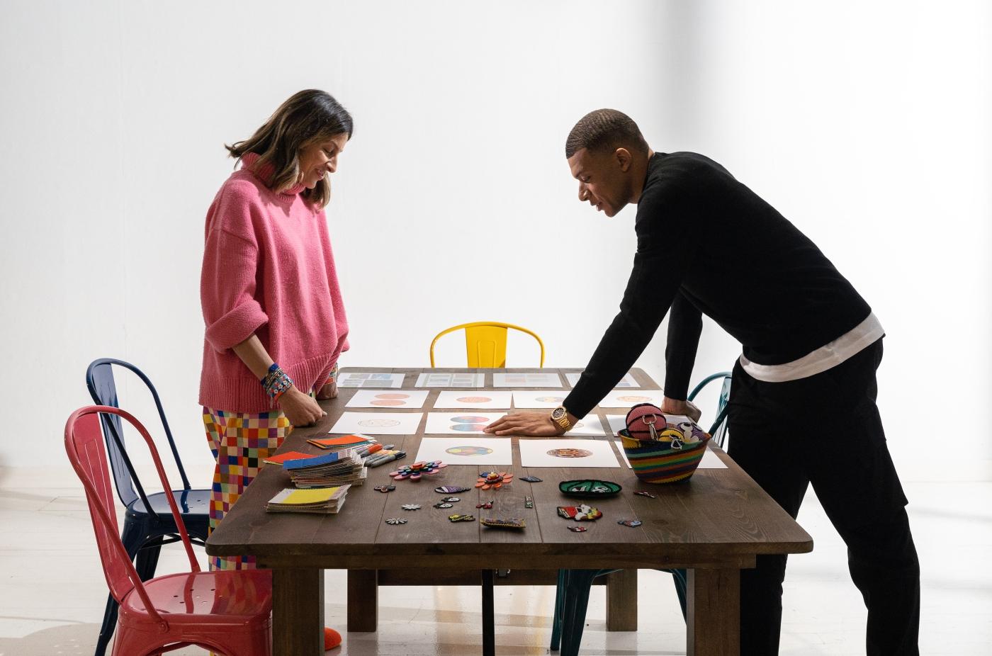 Mira Mikati and Kylian Mbappé