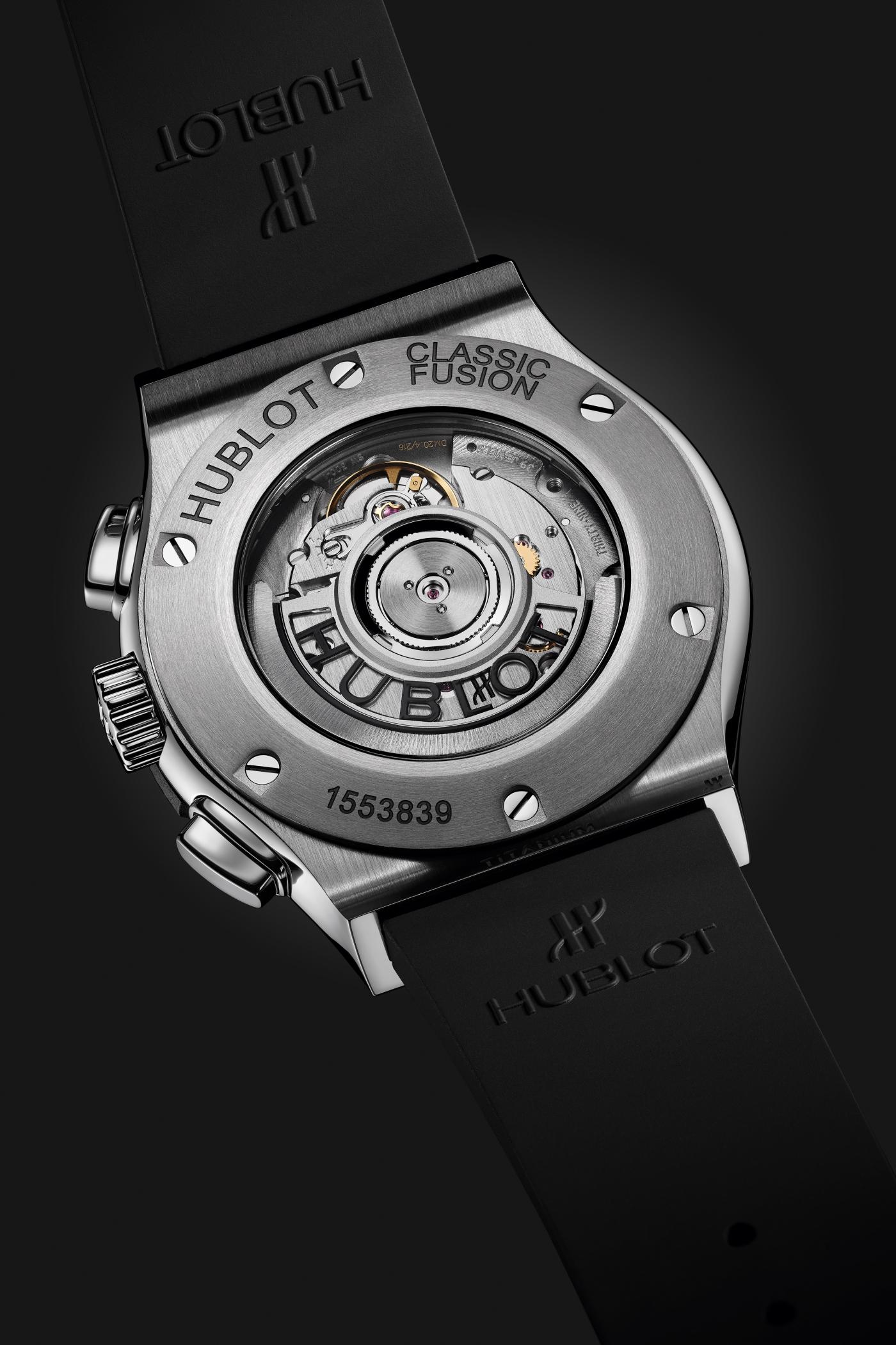 Classic Fusion Chronograph Titanium on Rubber 42 mm Hublot