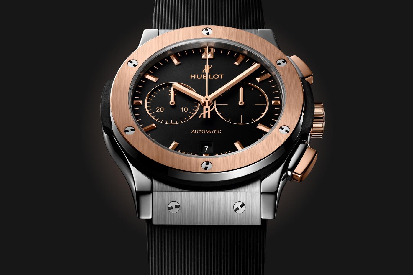 Hublot classic fusion chronograph king gold hotsell