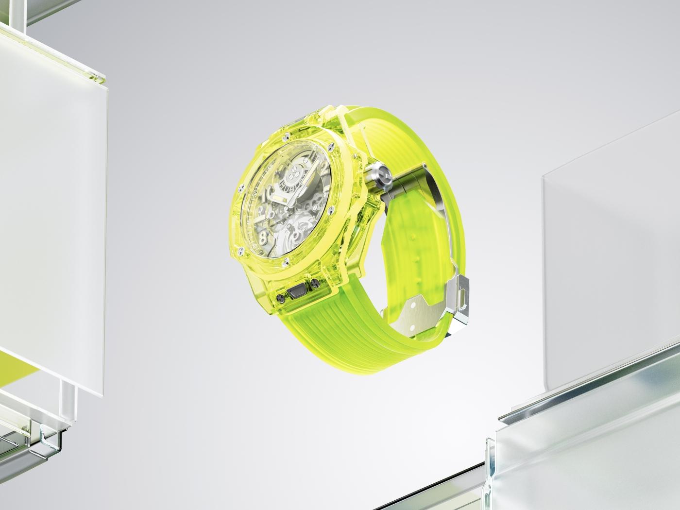 LVMH Watch Week 2023: Hublot's Classic Fusion update makes a Big Bang in  neon yellow