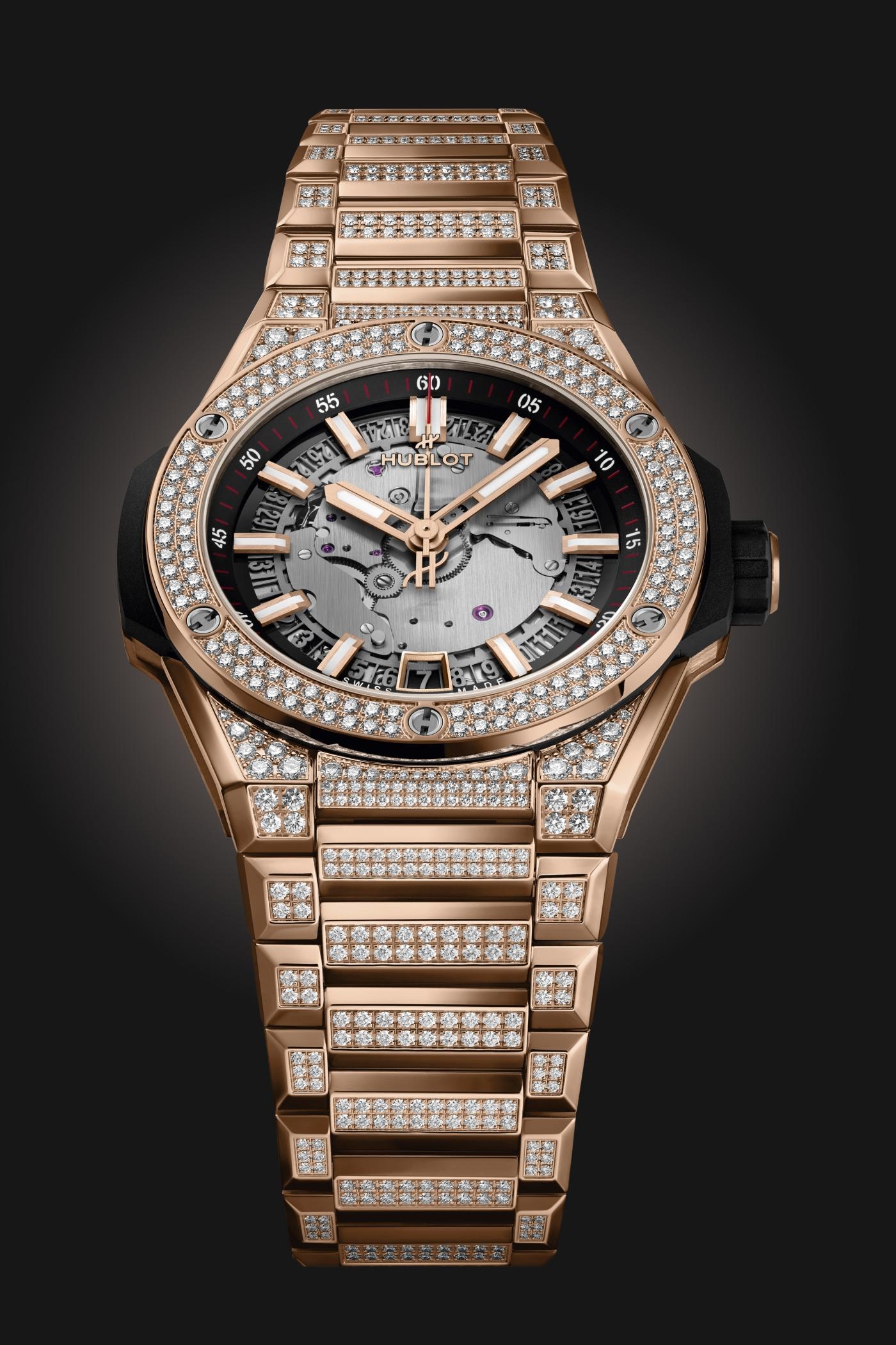 Big Bang Integrated Time Only King Gold Pav 40 mm Hublot PL