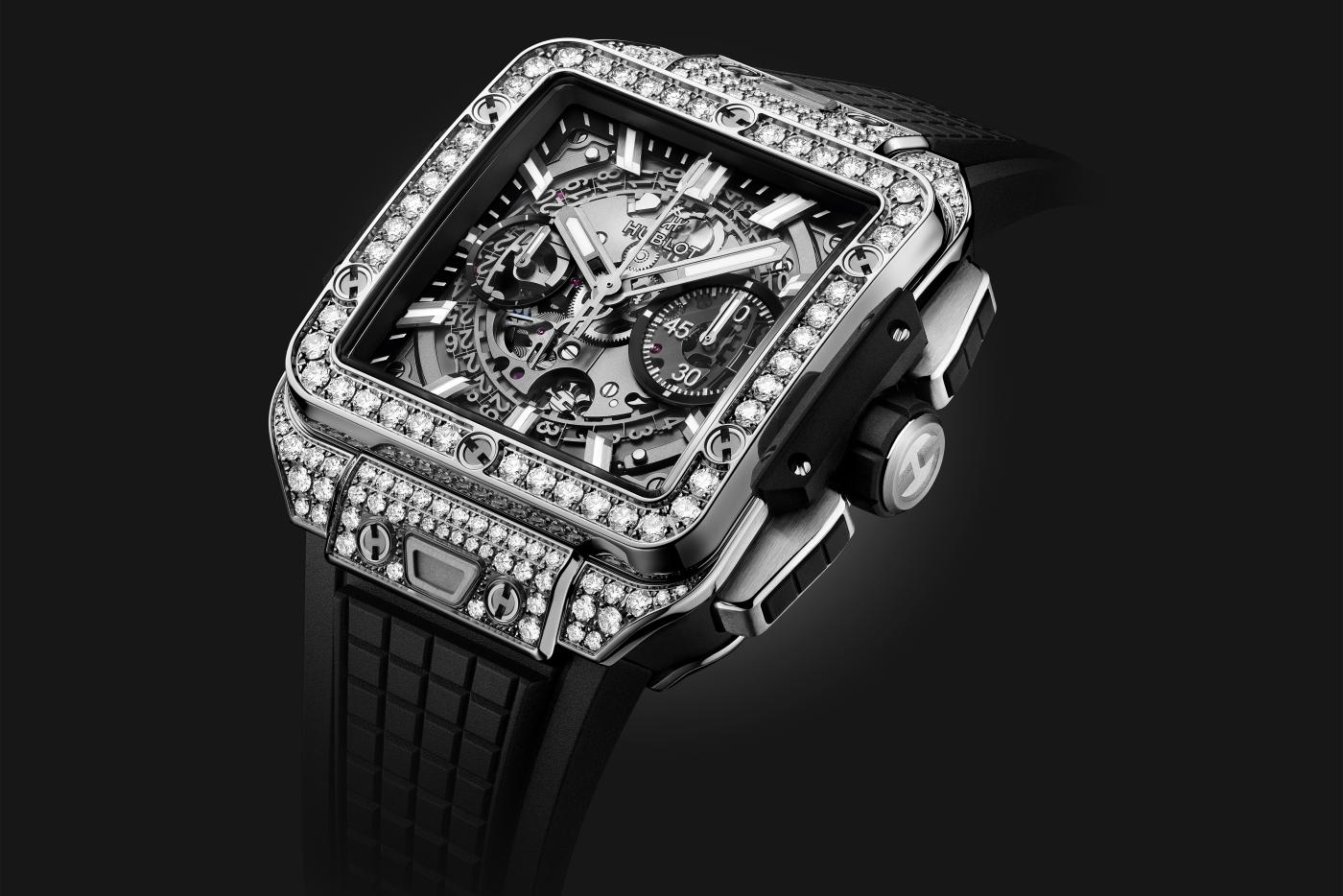 Hublot titanium pave hotsell