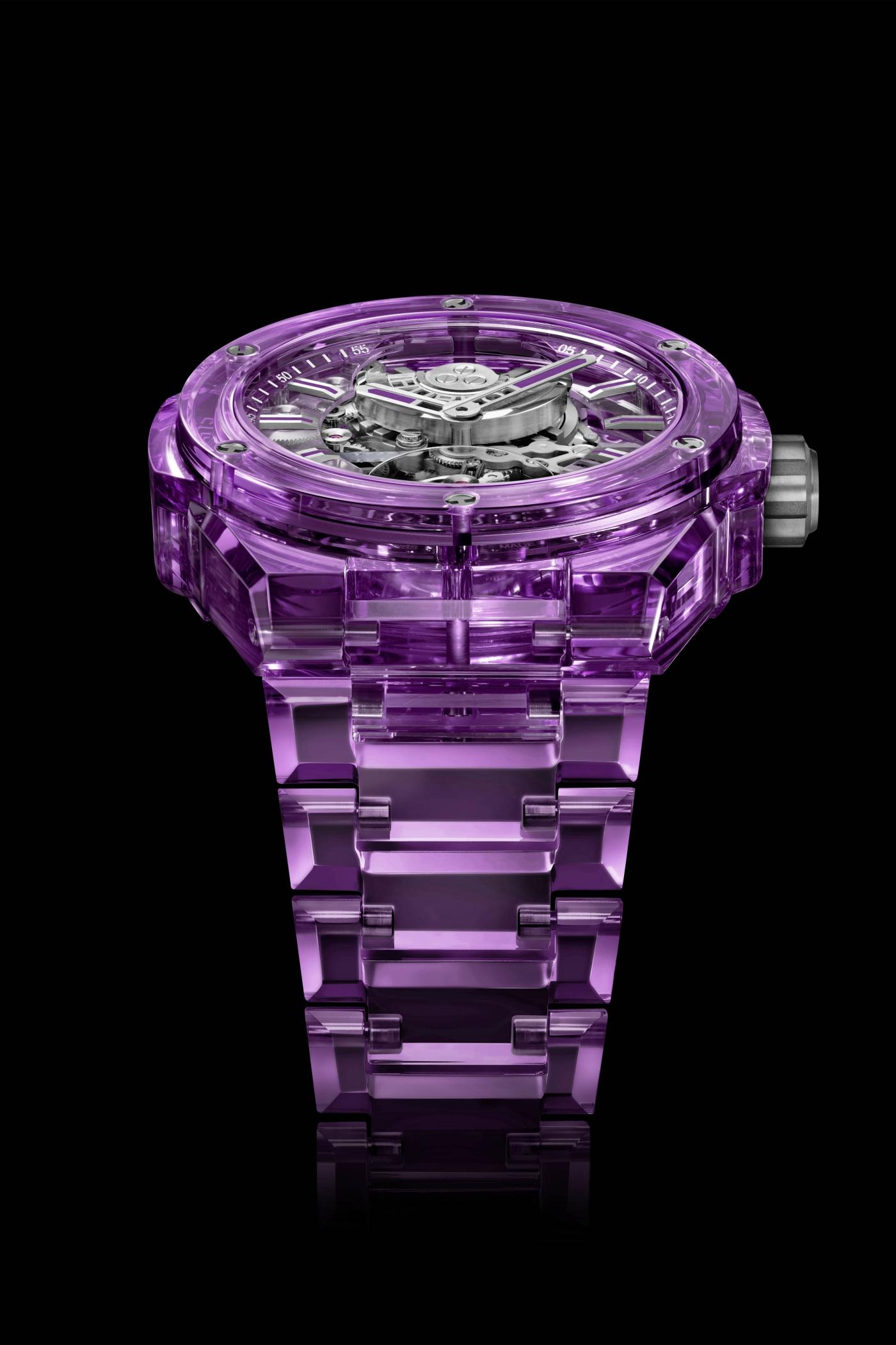 Big Bang Integrated Tourbillon Full Purple Sapphire 43 mm Hublot PL