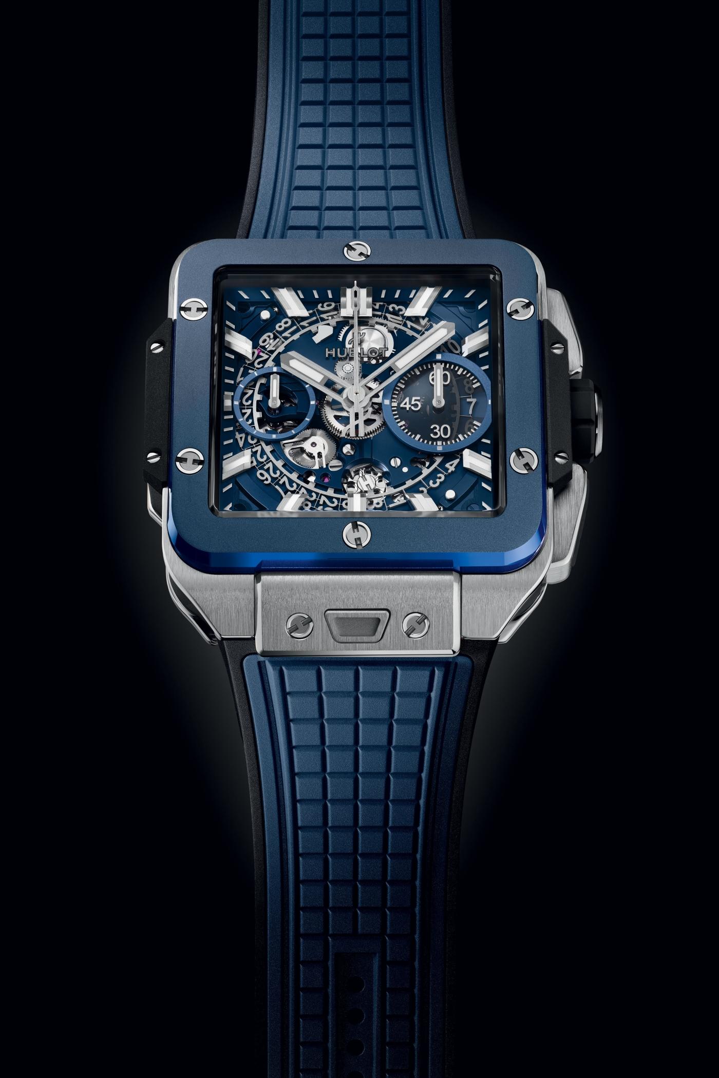 Square Bang Unico Titanium Blue Ceramic 42 mm | Hublot Square Bang Unico Titanium Blue Ceramic 42 mm | Hublot