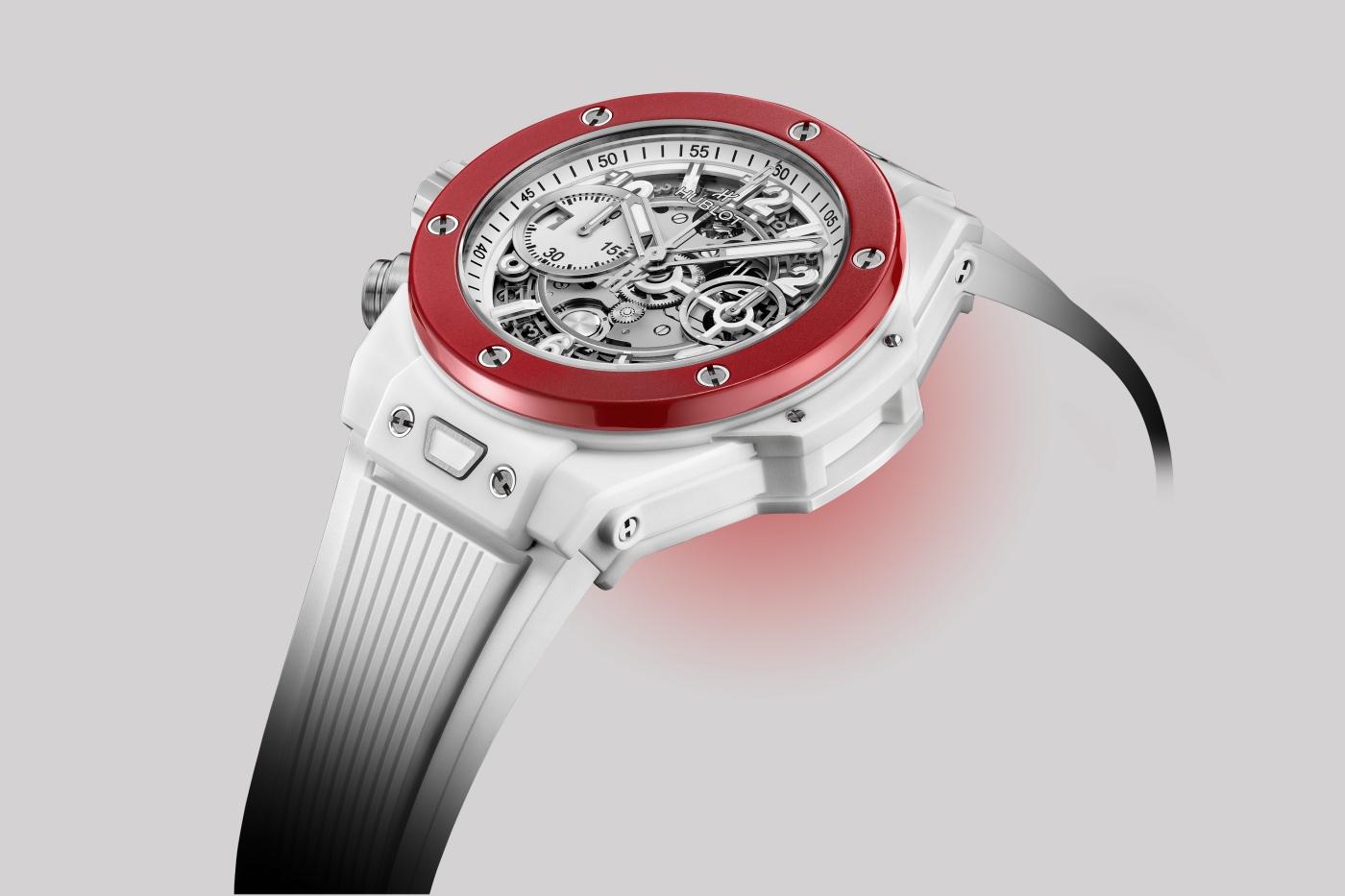 Big Bang Unico Left Handed White Ceramic 42 mm - Side shot
