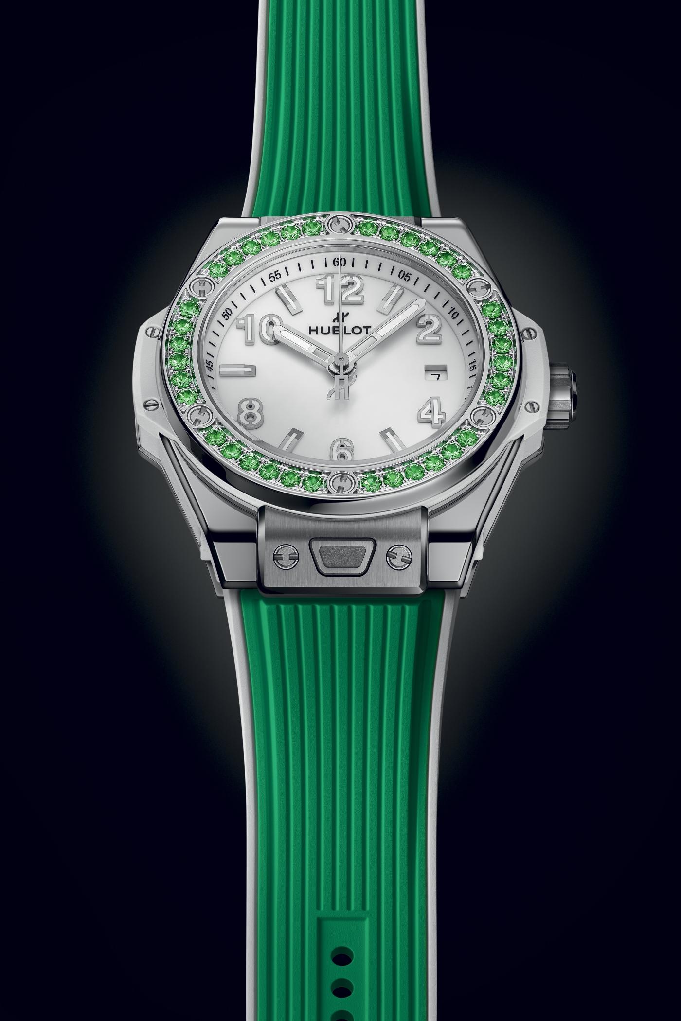 Big Bang One Click Joyful Steel Apple Green 33 mm | Hublot
