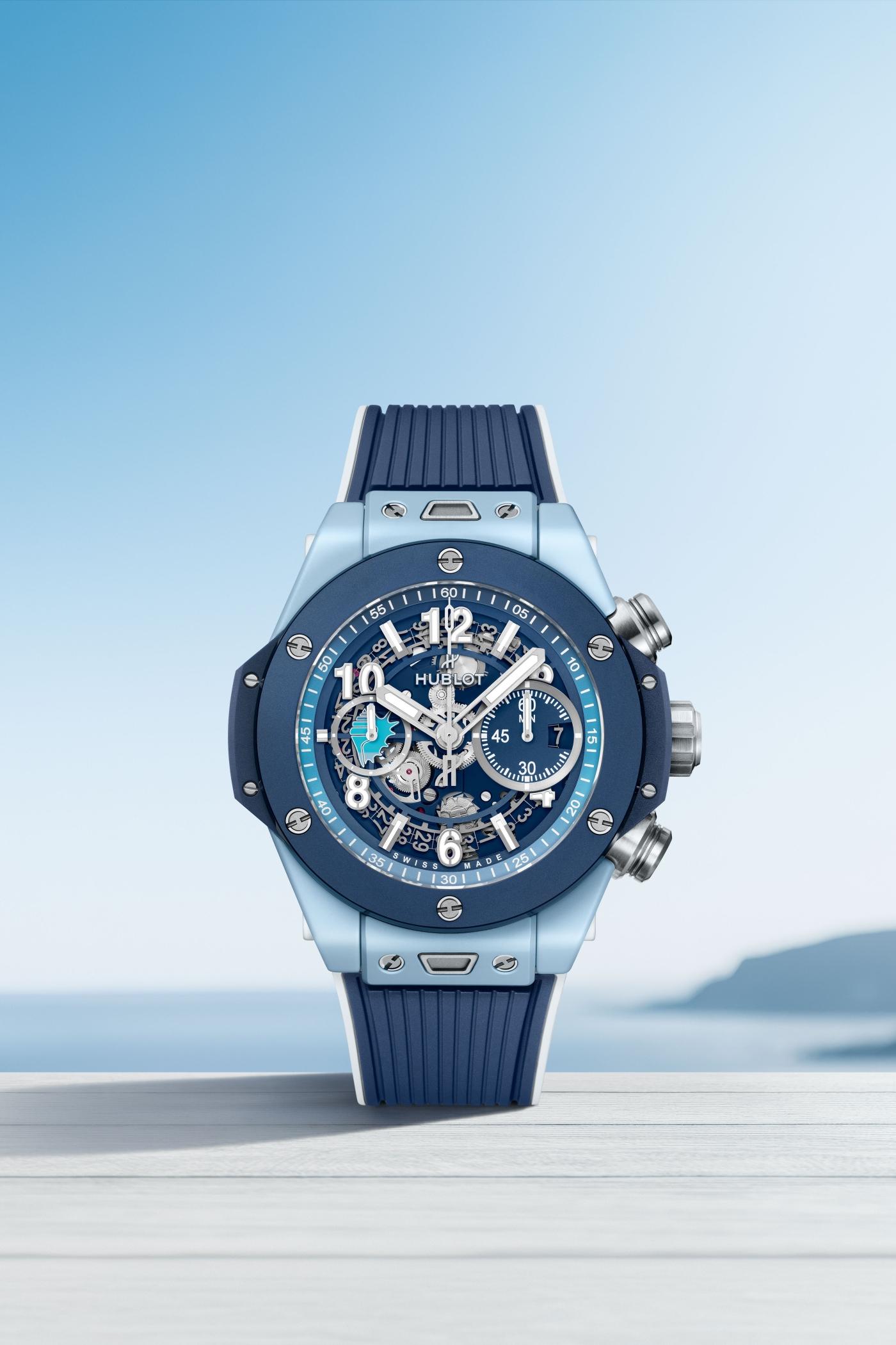 Big Bang Unico Blue Ceramic Caribbean 44 mm