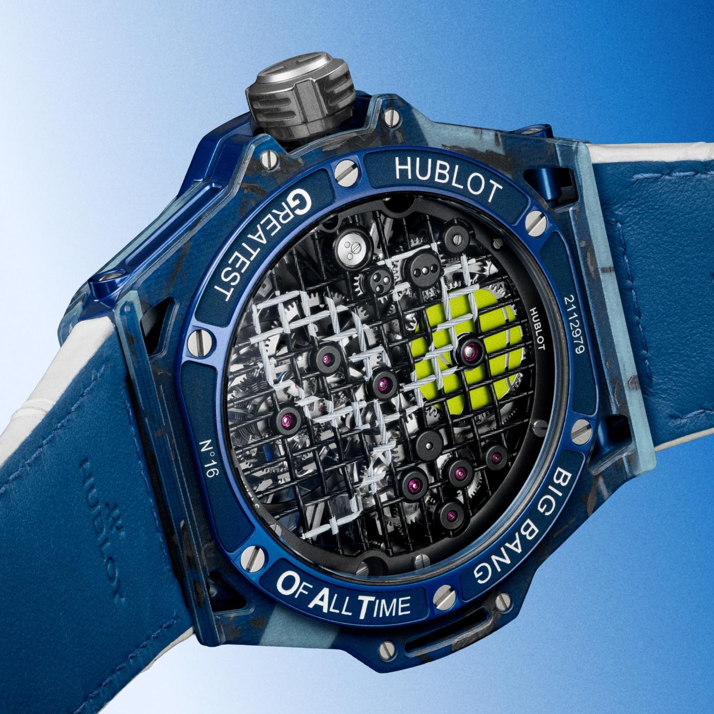 Big Bang Tourbillon Novak Djokovic Goat Edition Blue 44 mm | Hublot