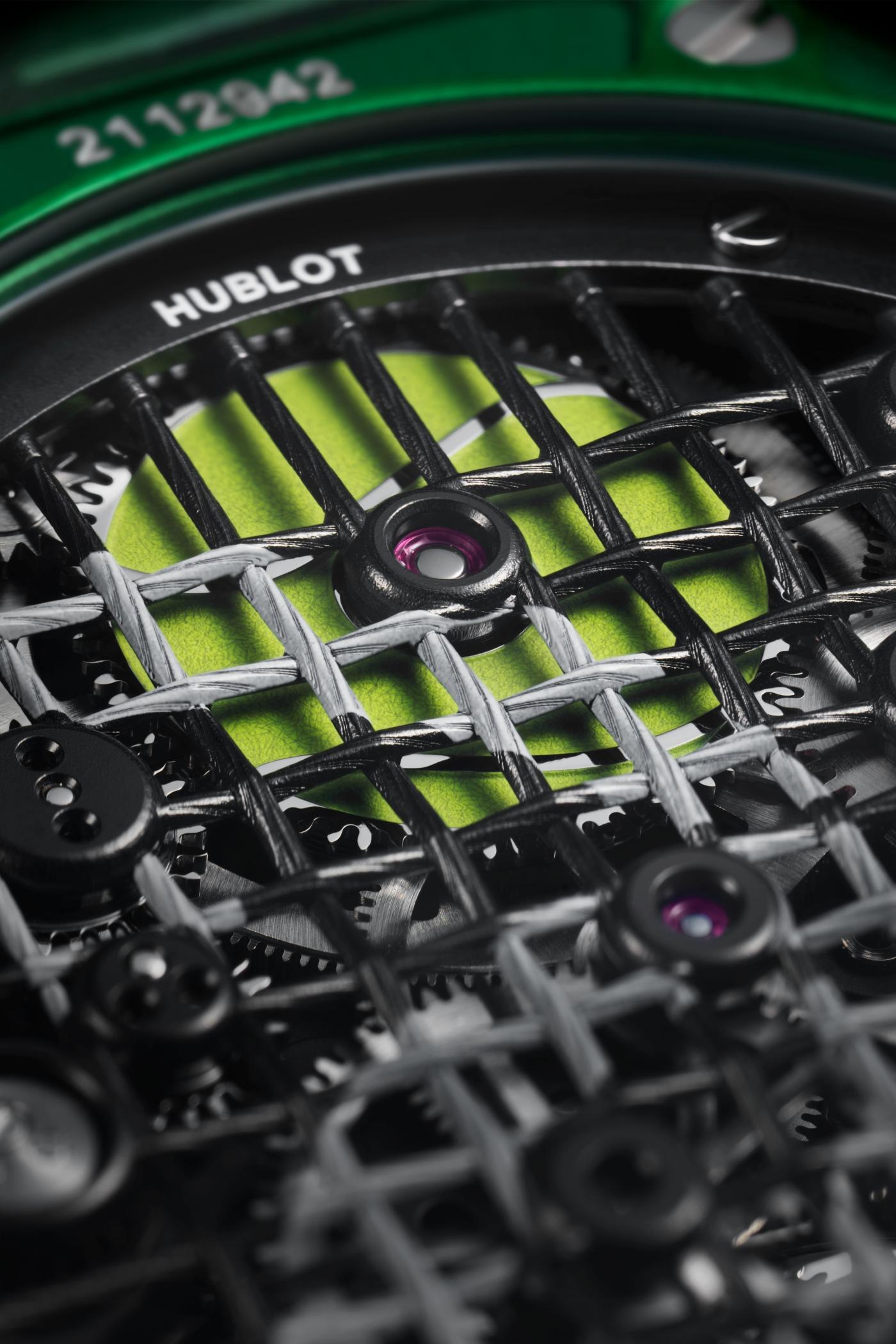 Big Bang Tourbillon Novak Djokovic Goat Edition Green 44 mm | Hublot