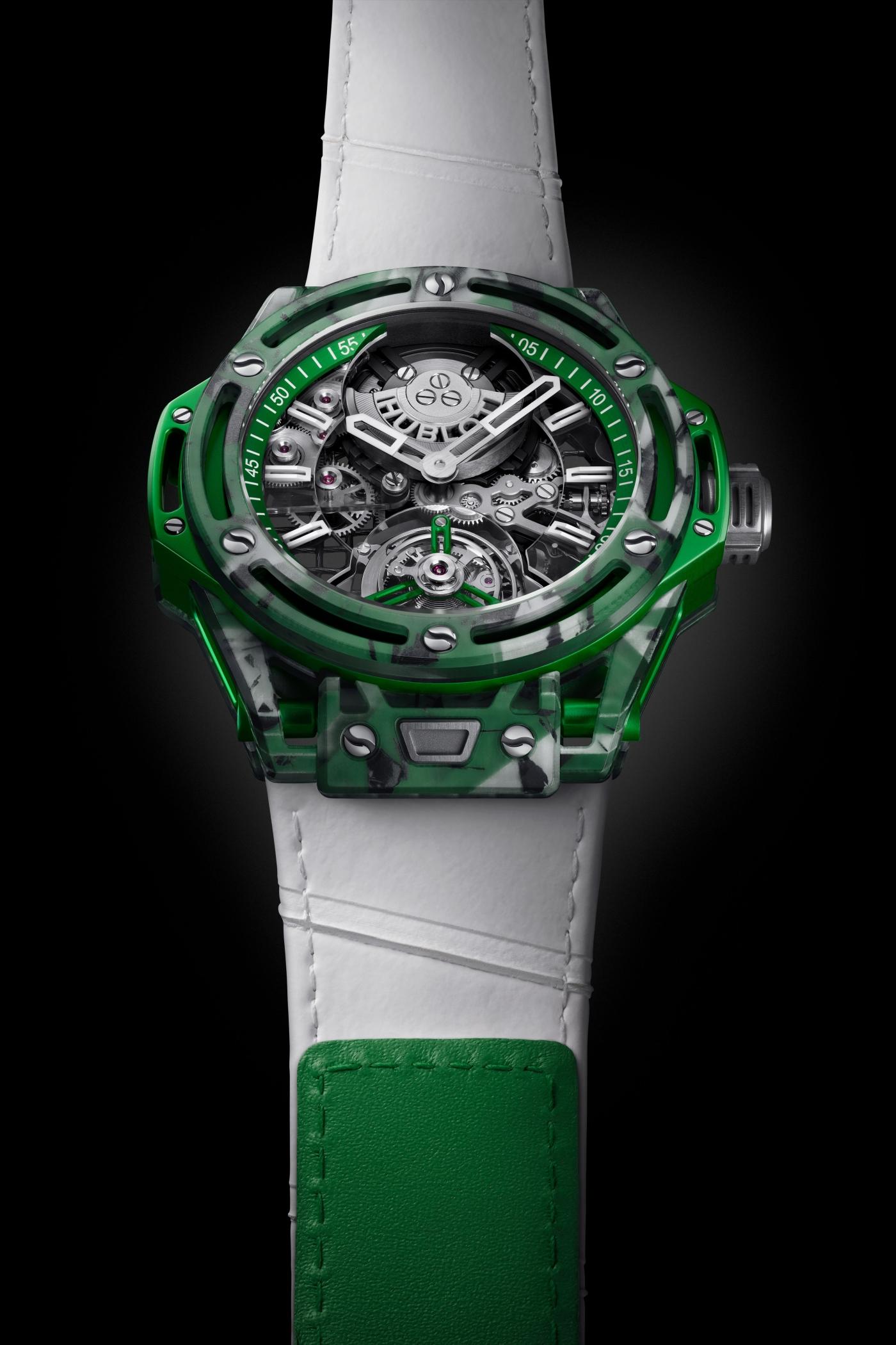 Big Bang Tourbillon Novak Djokovic Goat Edition Green 44 mm | Hublot