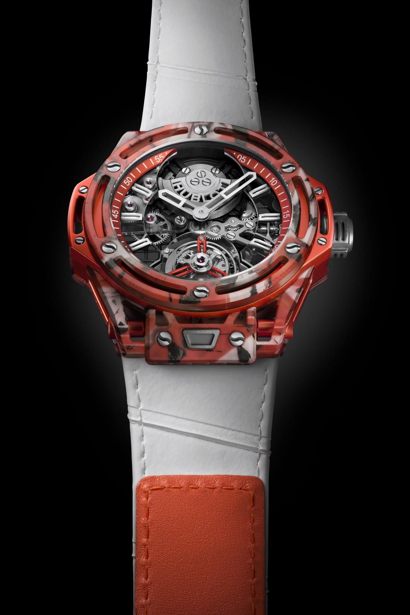 Big Bang Tourbillon Novak Djokovic Goat Edition Orange 44 mm | Hublot