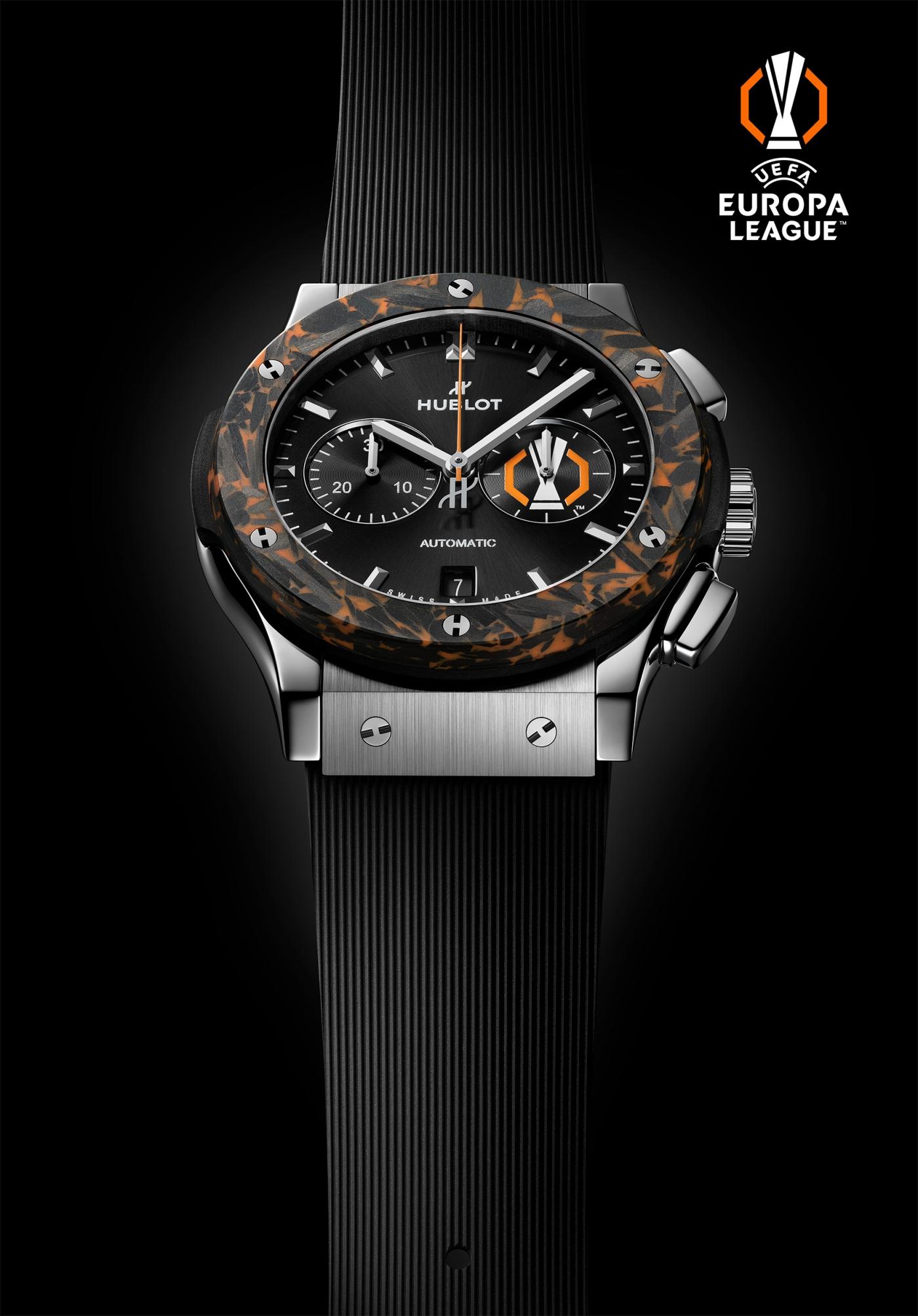 Classic Fusion Chronograph UEFA Europa LeagueTM Titanium Carbon 42mm