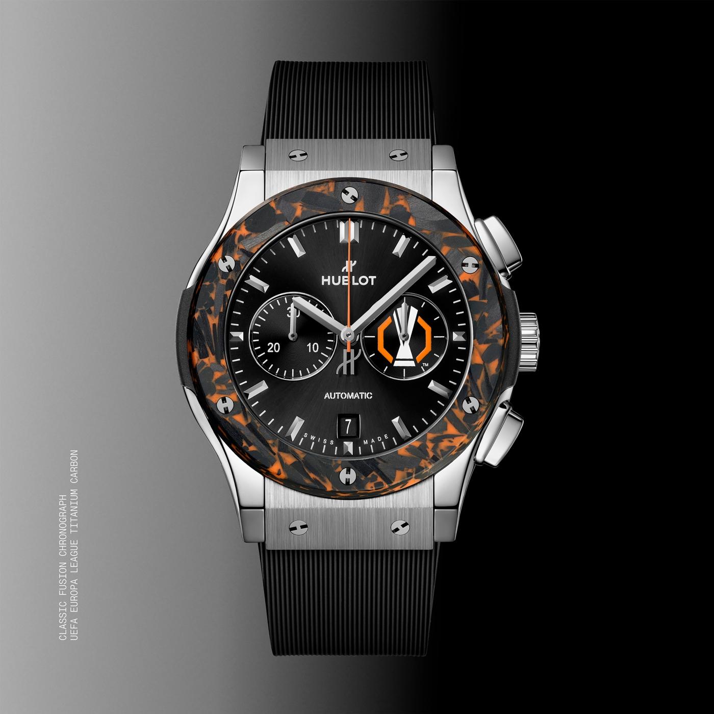 Classic Fusion Chronograph UEFA Europa League Titanium Carbon 42