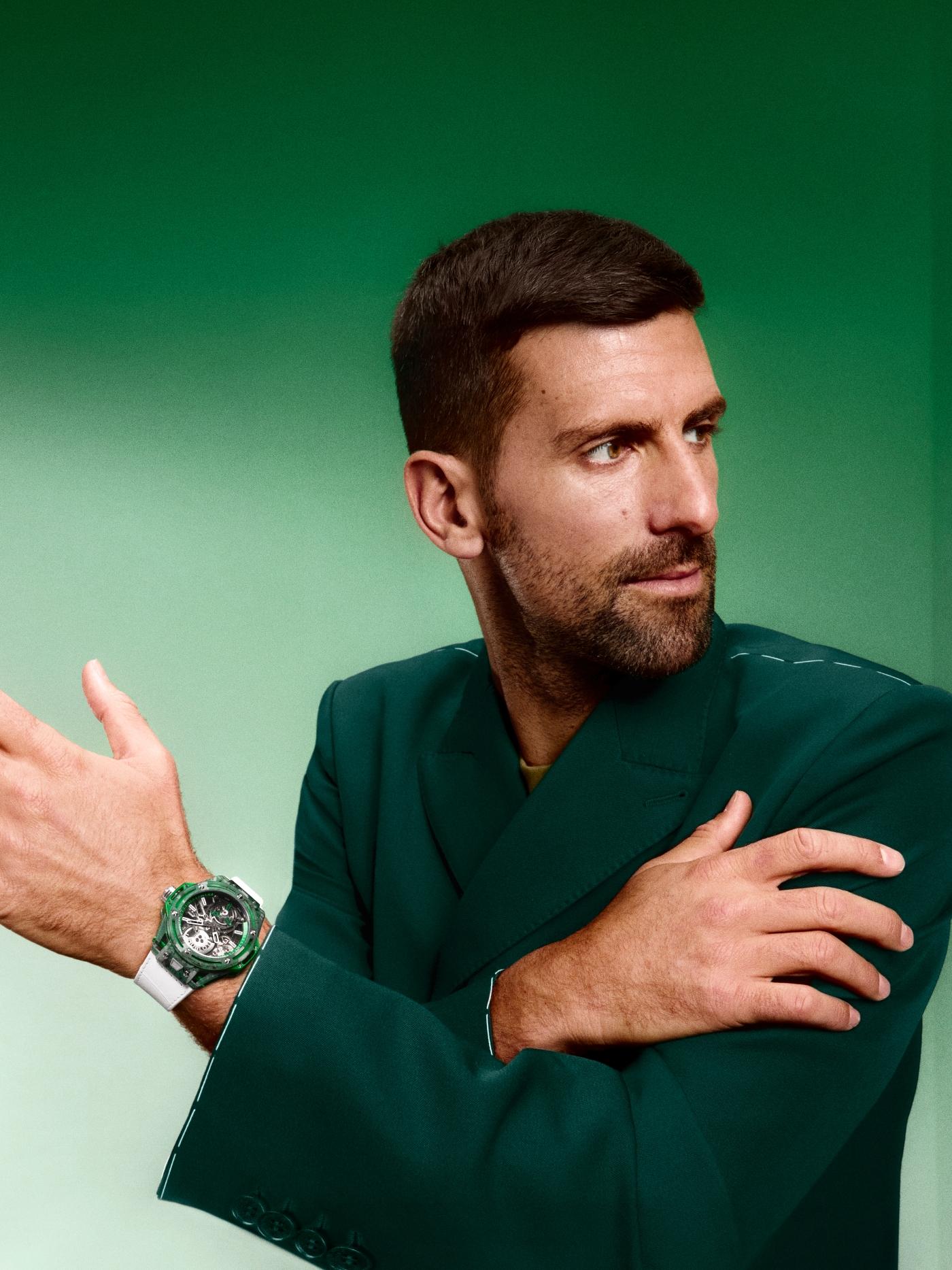 Big Bang Tourbillon Novak Djokovic Goat Edition Green 44 mm