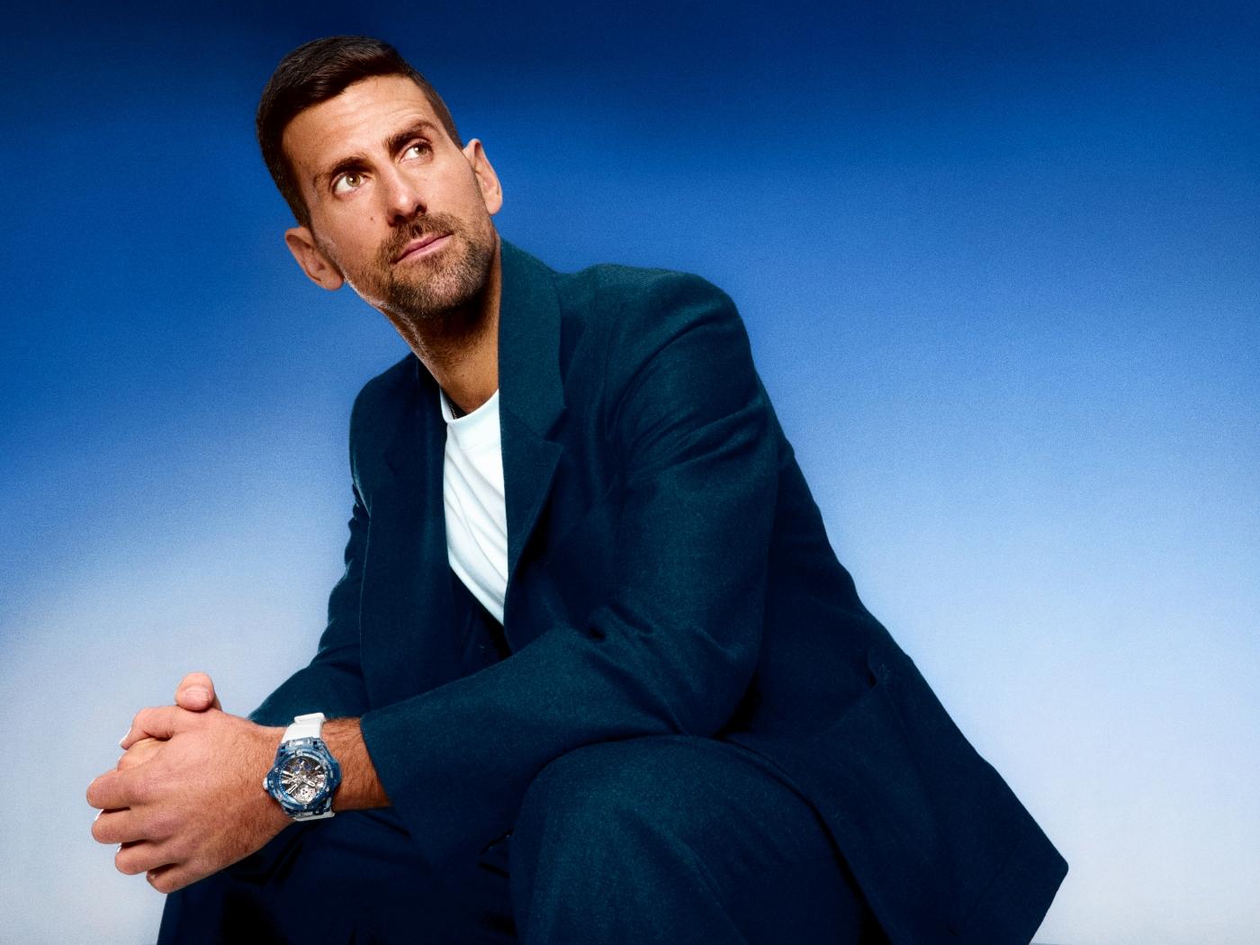 Big Bang Tourbillon Novak Djokovic Goat Edition Blue 44 mm | Hublot