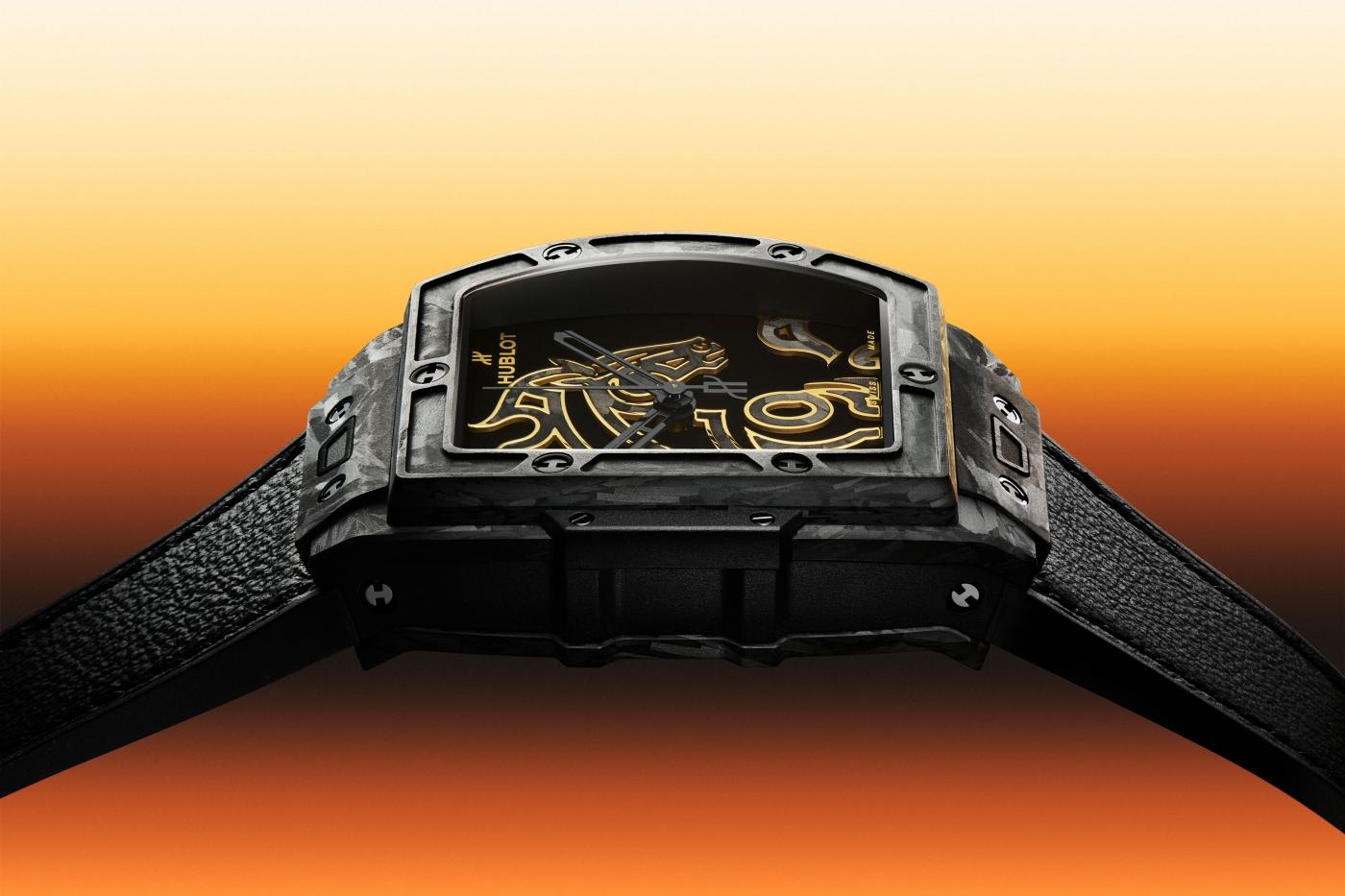 Spirit Of Big Bang Year Of The Horse Frosted Carbon 42mm - Side Shot