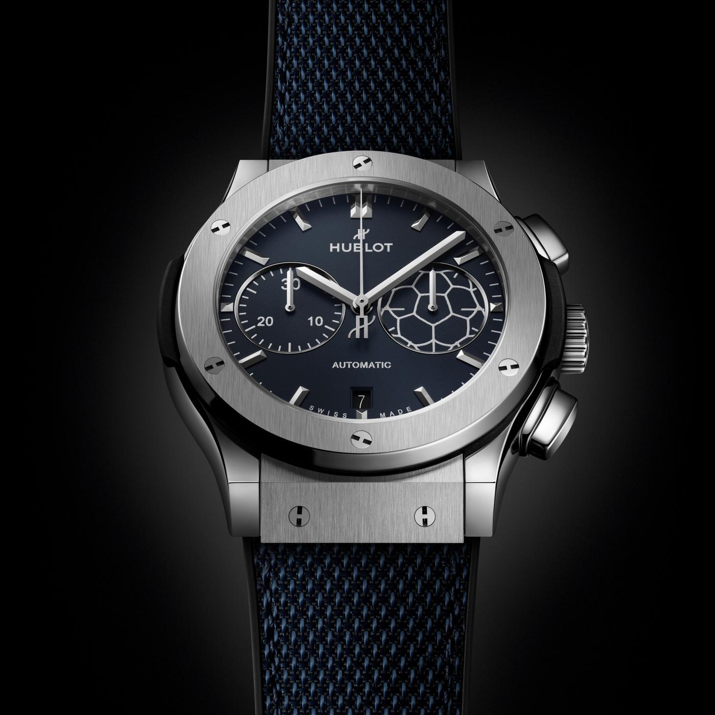 Classic-Fusion-Chronograph-Titanium-Blue-Victory-45-mm